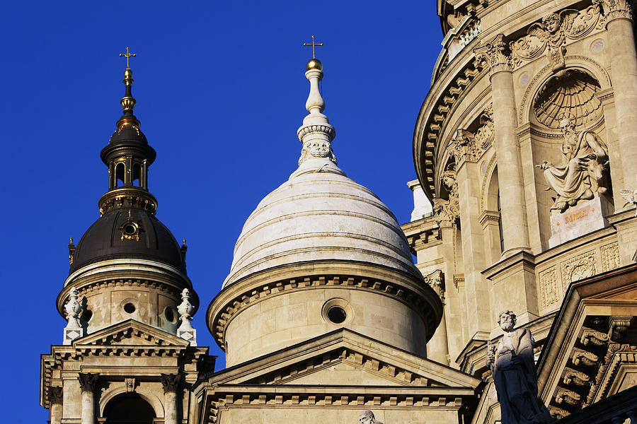 Hungary. Budapest, dome of St. Stephen Basilica Photograph by Gallup Pix