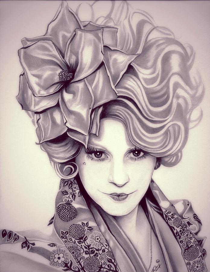 Hunger Games - Rasberry Edition Drawing by Fred Larucci