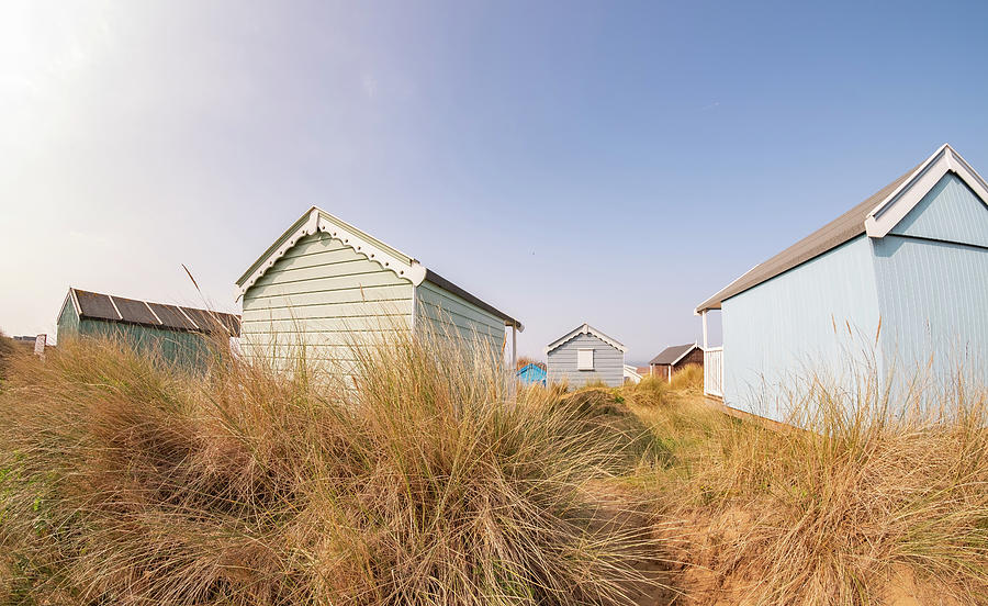 Hunstanton beach huts Photograph by Chris Yaxley