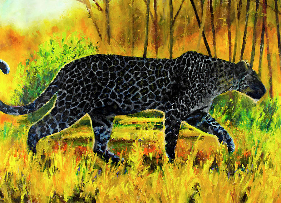 Finger Painting - Hunter Painting by Lorraine McMillan