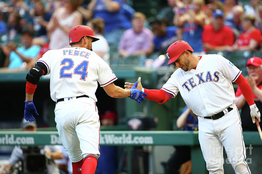 Hunter Pence And Asdrubal Cabrera Photograph by Rick Yeatts Hunter Pence And Asdrubal Cabrera Photograph by Rick Yeatts