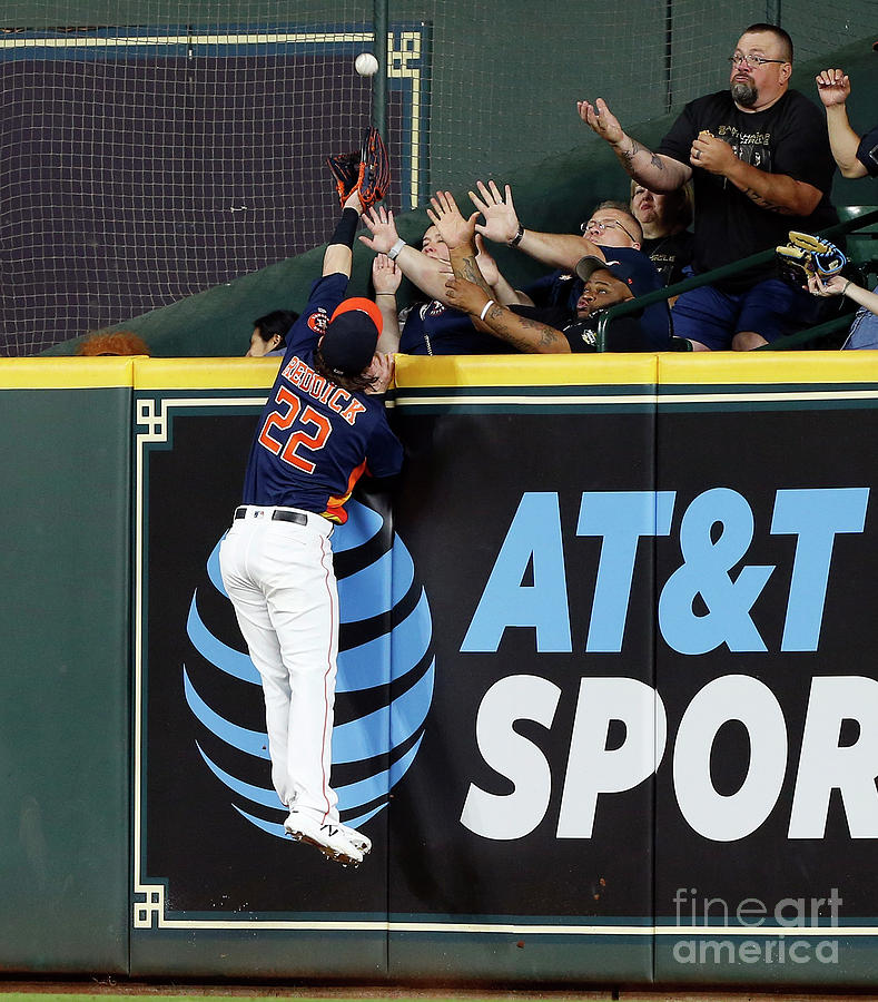 Hunter Pence and Josh Reddick Photograph by Bob Levey Hunter Pence and Josh Reddick Photograph by Bob Levey