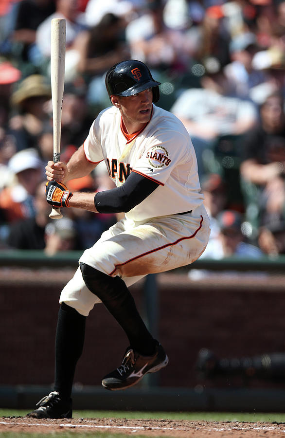 Hunter Pence Photograph by Brad Mangin Hunter Pence Photograph by Brad Mangin