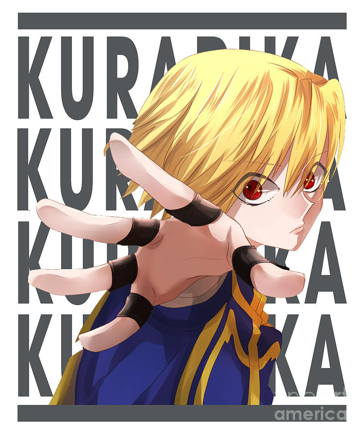 Hunter x Hunter Retro Name Kurapika Drawing by Fantasy Anime - Fine Art ...