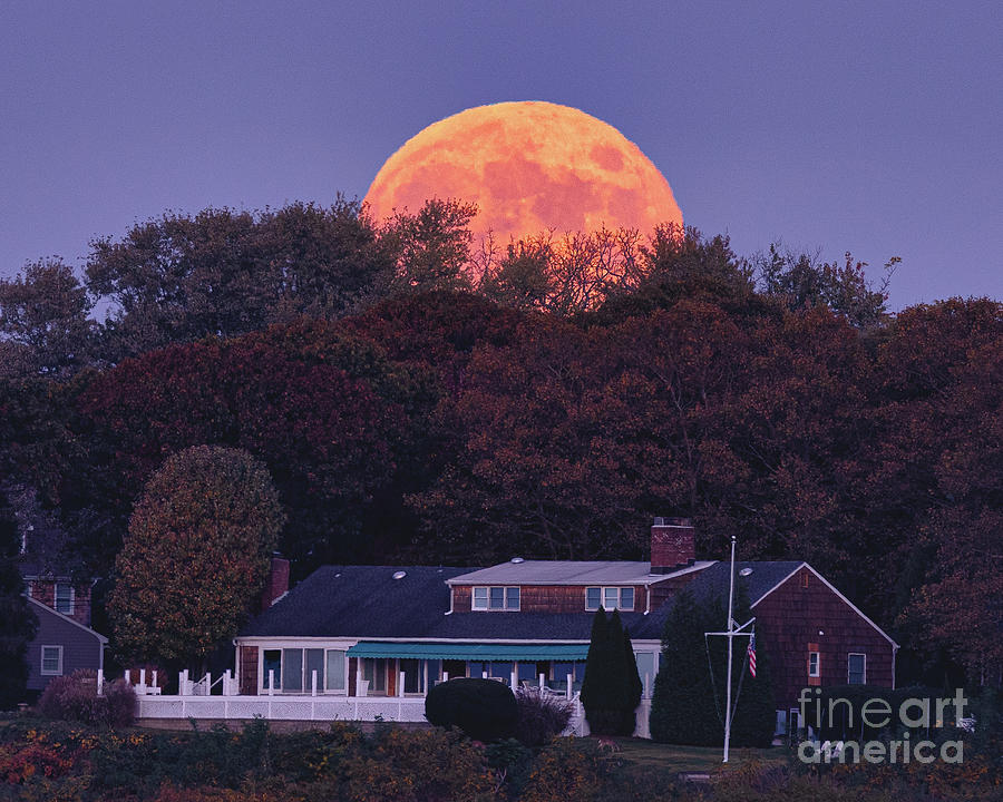 Hunters Moon Rising Photograph by Sean Mills