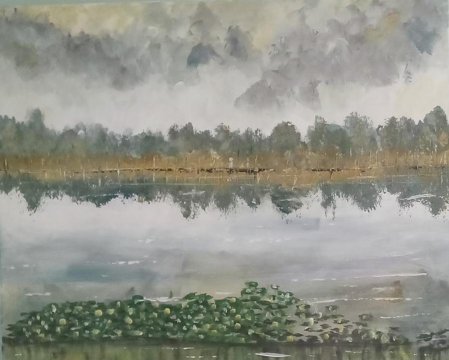 Hunters Pond Painting by Kevin Oneal