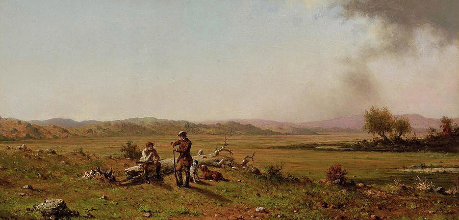 Hunters Resting Painting by Martin Johnson Heade