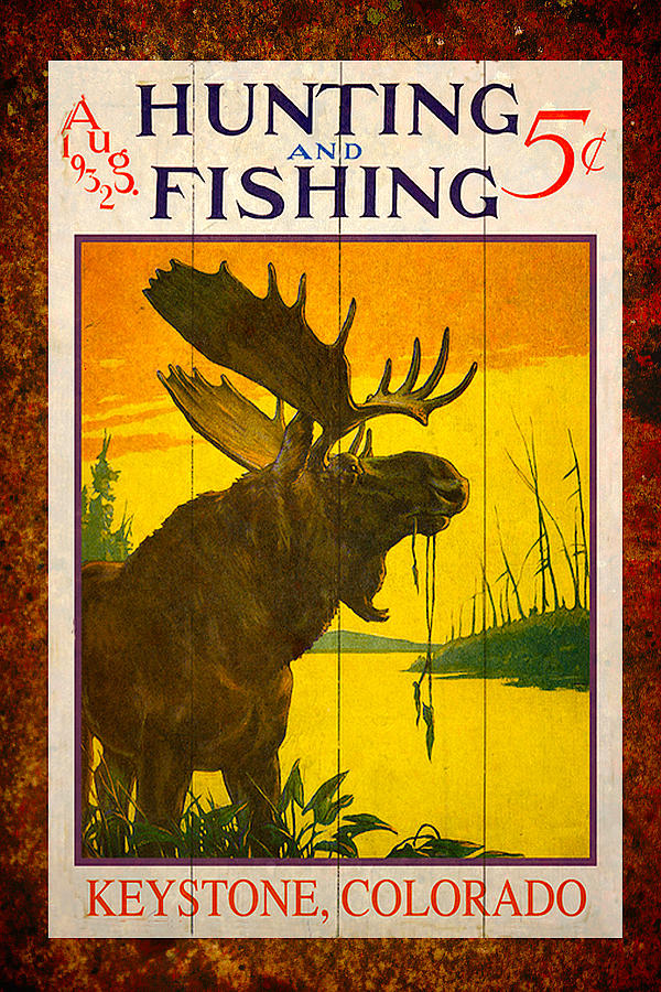 Hunting And Fishing 8-1932 Digital Art by Steven Parker