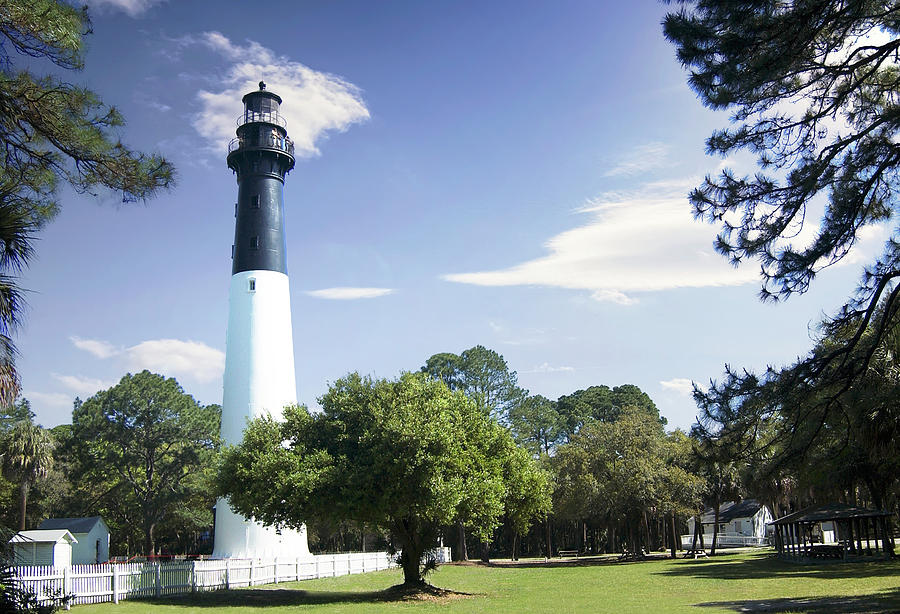Hunting Island Lighthouse South Carolina Photograph by Bob Pardue