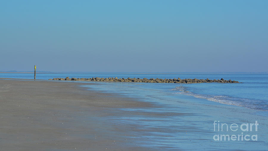 Hunting Island State Parks Sandy Beach On The Atlantic Ocean, Hunting Island, Beaufort County, Sout Photograph