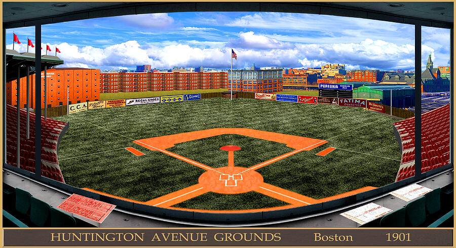 Huntington Avenue Grounds 1901 Digital Art by Gary Grigsby - Fine Art ...