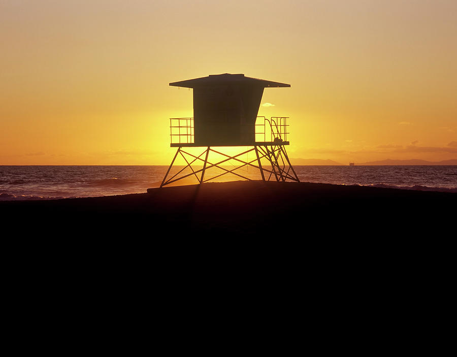 Huntington Beach Lifeguard Shack Photograph by Craig Brewer | Fine Art ...