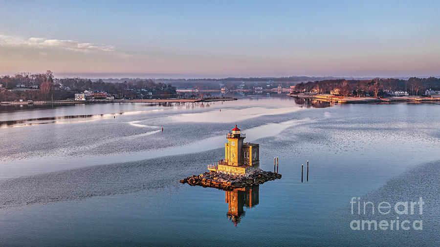 Huntington Harbor Lighthouse  Photograph by Sean Mills