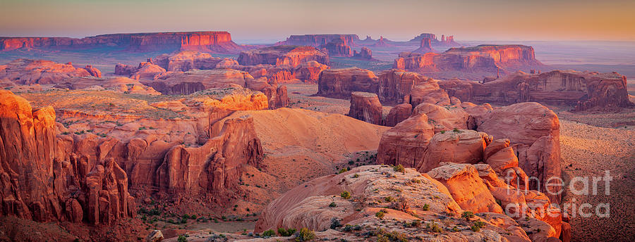 Hunts Mesa Panorama Photograph by Inge Johnsson
