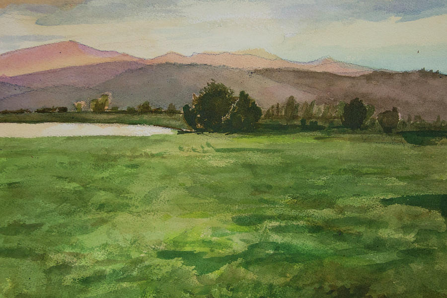 Mountain Painting - Huntsville, Utah #2 by Becca Price