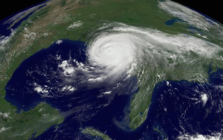 Hurricane Photograph - Hurricane Katrina From Space by NASA - Linda Howes Website