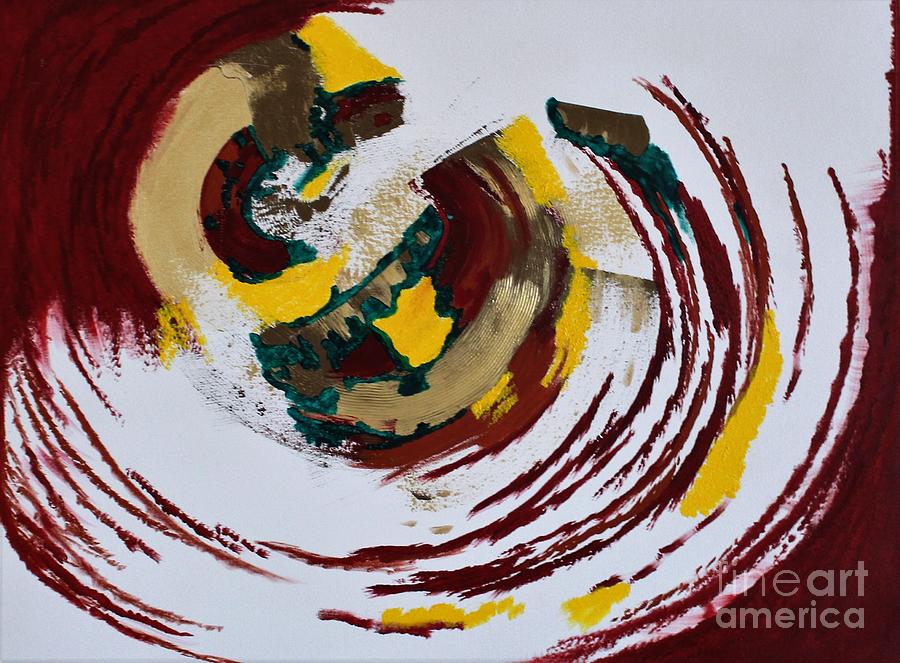 Abstract Painting - Hurricane by Zoe Vega Questell