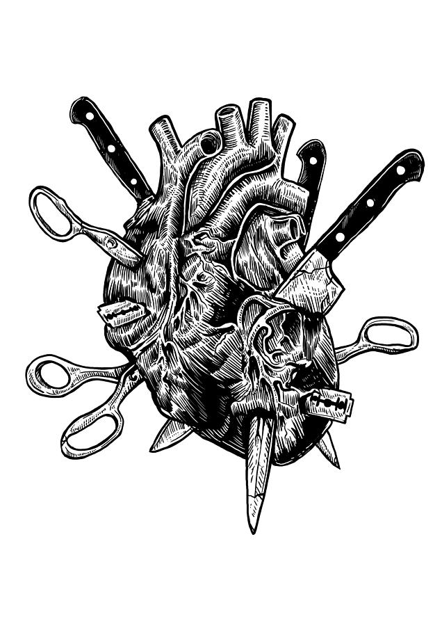 Hurted Heart Digital Art by Long Shot