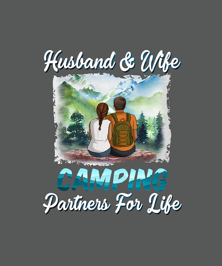 Husband and wife camping partners for life Digital Art by Felix - Fine ...