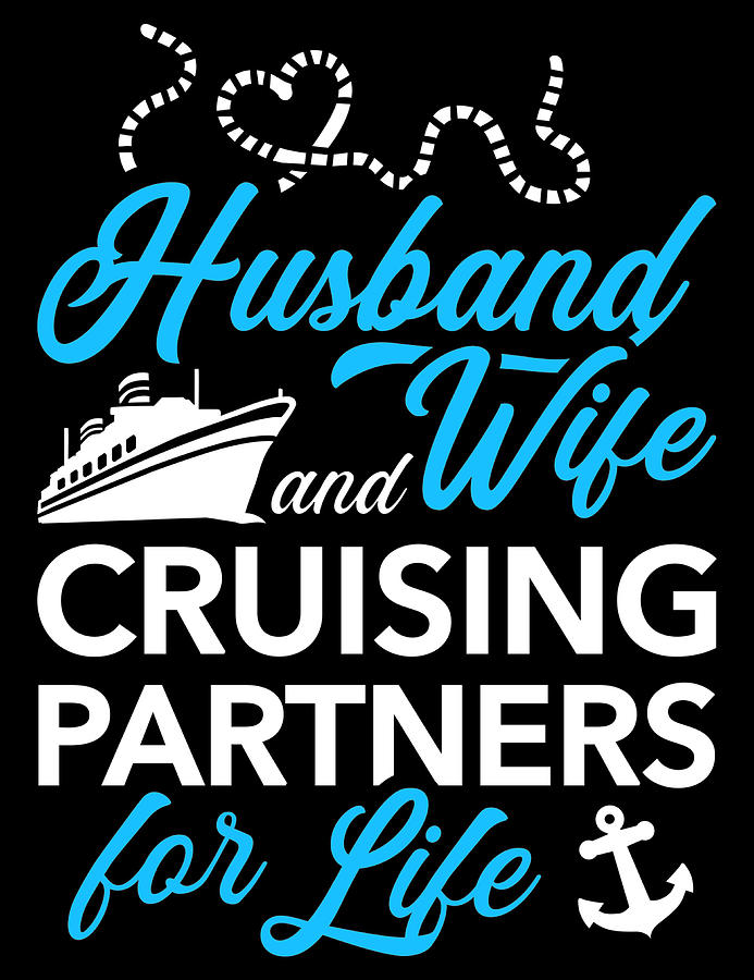 tee Husband and Wife Cruising Partners for Life Women Sweatshirt