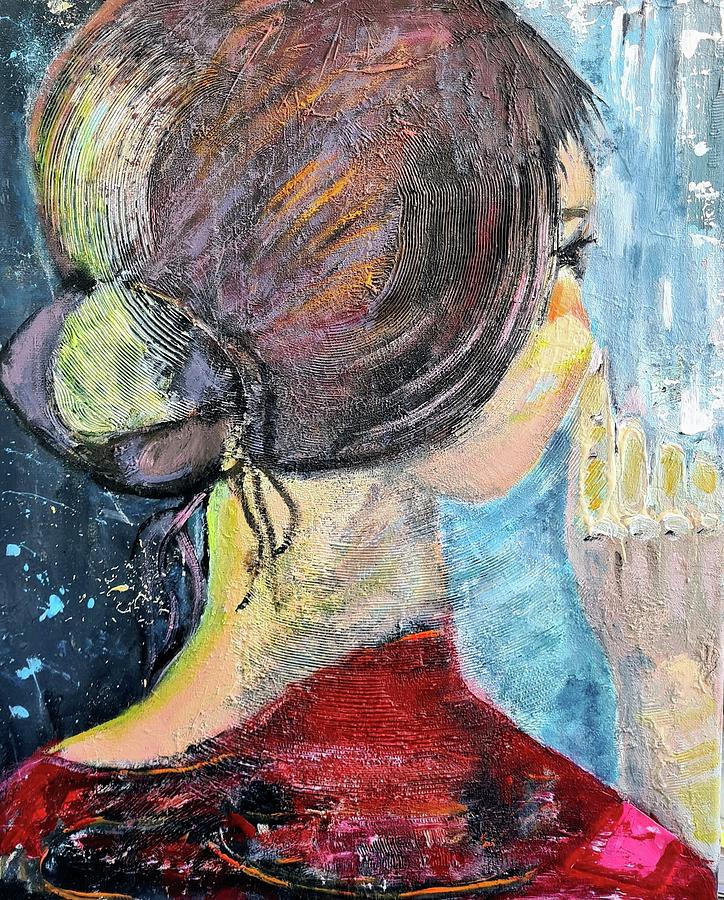 Hush Painting by Evelina Popilian
