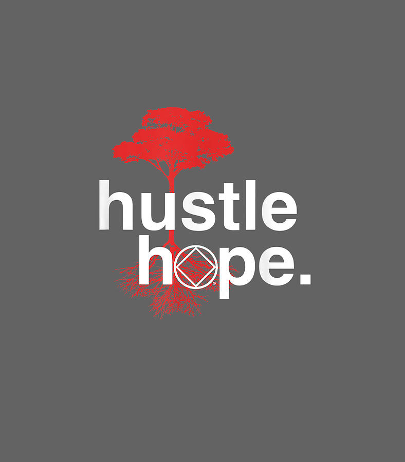 Hustle Hope NAymbol Narcotics Anonymous NA Digital Art by Boden Miraal