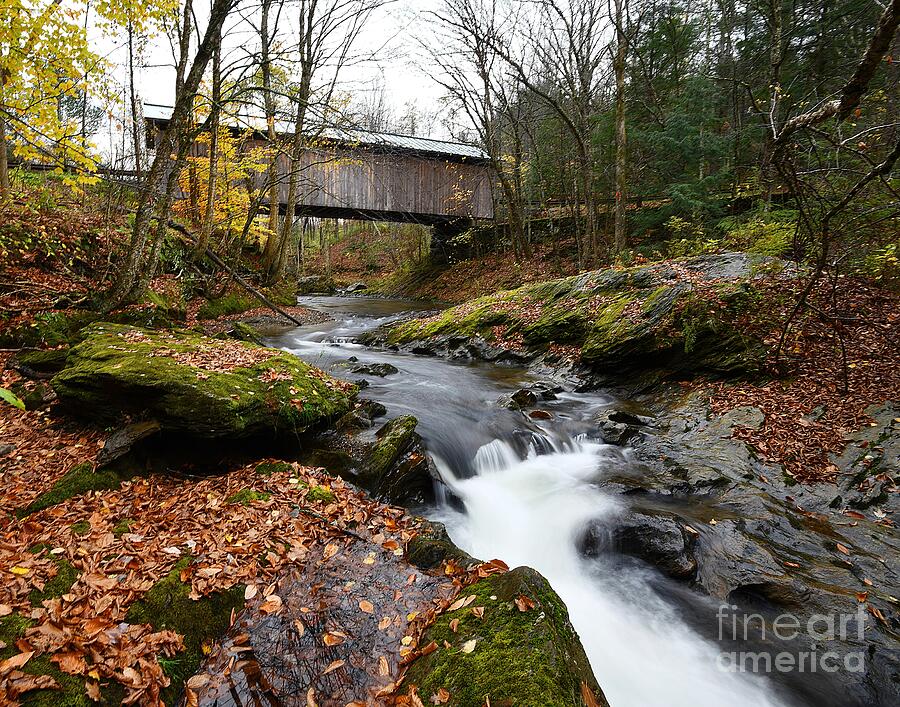 Hutchins Covered Bridge  Photograph by Steve Brown