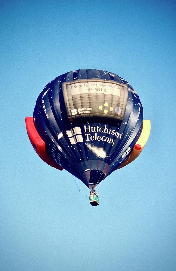 Hutchison Telecom Cameron Balloons  N-90 Reg G BUIS Photograph by Gordon James