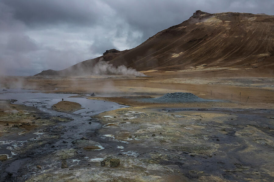 Hverir Geothermal Field, Iceland I Photograph by Steven David Roberts Hverir Geothermal Field, Iceland I Photograph by Steven David Roberts