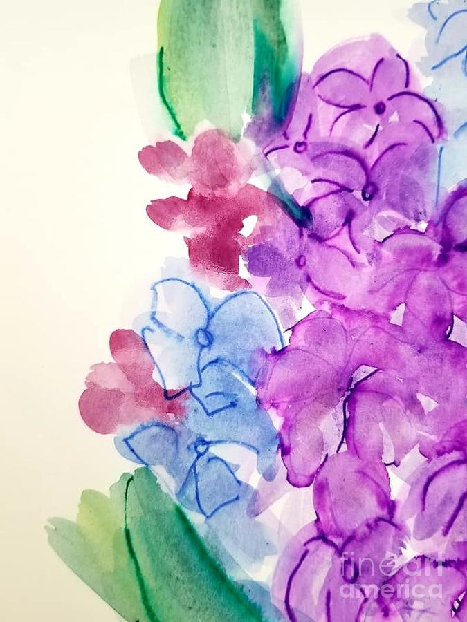 Hyacinth Blooming Painting