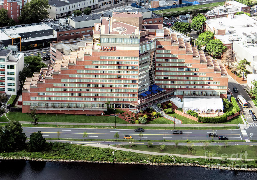 Hyatt Regency Cambridge Hotel Aerial Photograph by David Oppenheimer ...