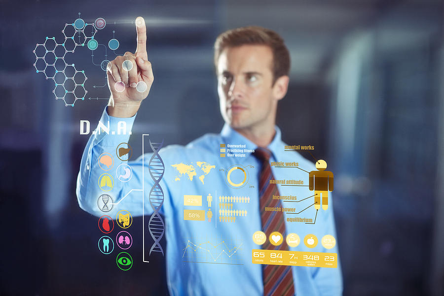 Hybrid business technology: Welcome to the future! Photograph by PeopleImages