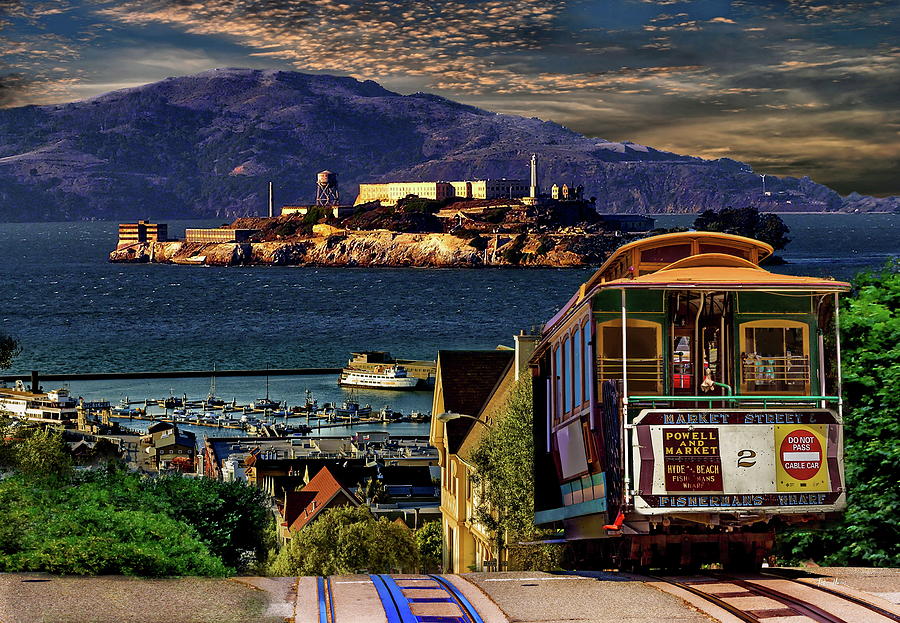 Hyde Street Cable Car Photograph by Russ Harris