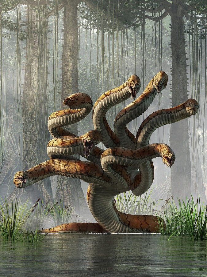 Hydra Digital Art by Daniel Eskridge