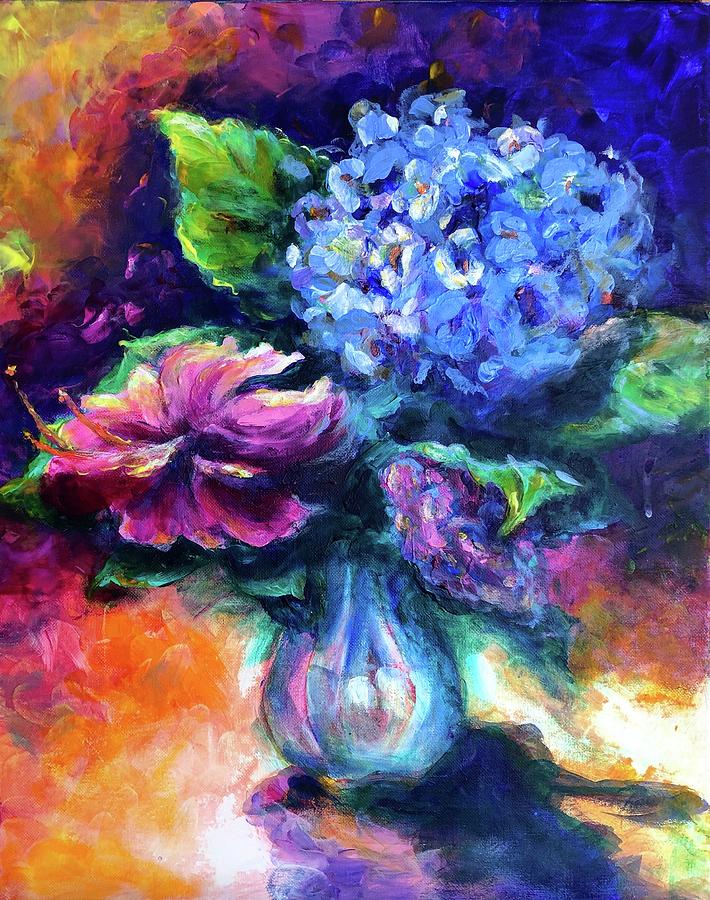 Hydrangeas Painting by Natalya Lango - Fine Art America