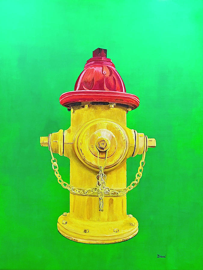 Hydrant #57 Painting by Thomas Blood