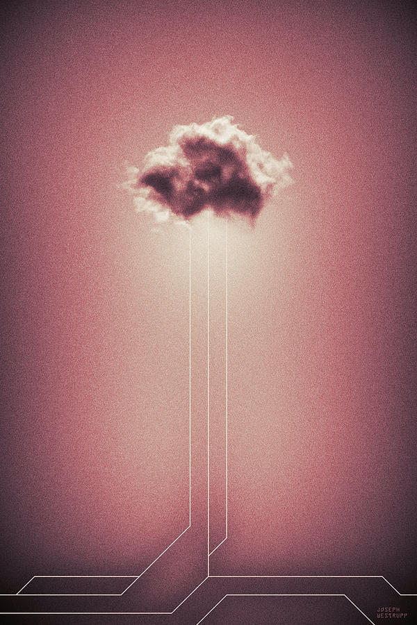 Hyetal - Abstract Geometrical Cloud Art Photograph by Joseph Westrupp