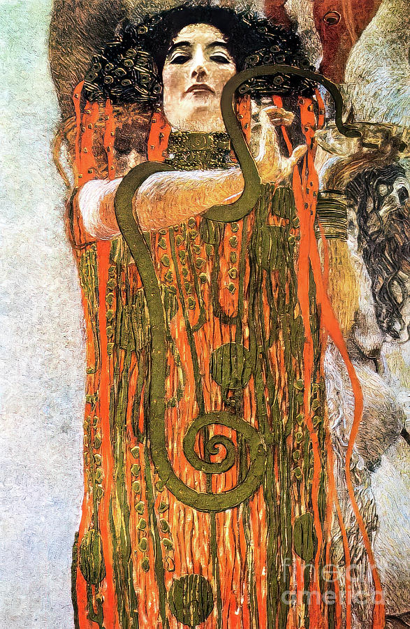 Hygieia by Gustav Klimt 1905 Painting by Gustav Klimt