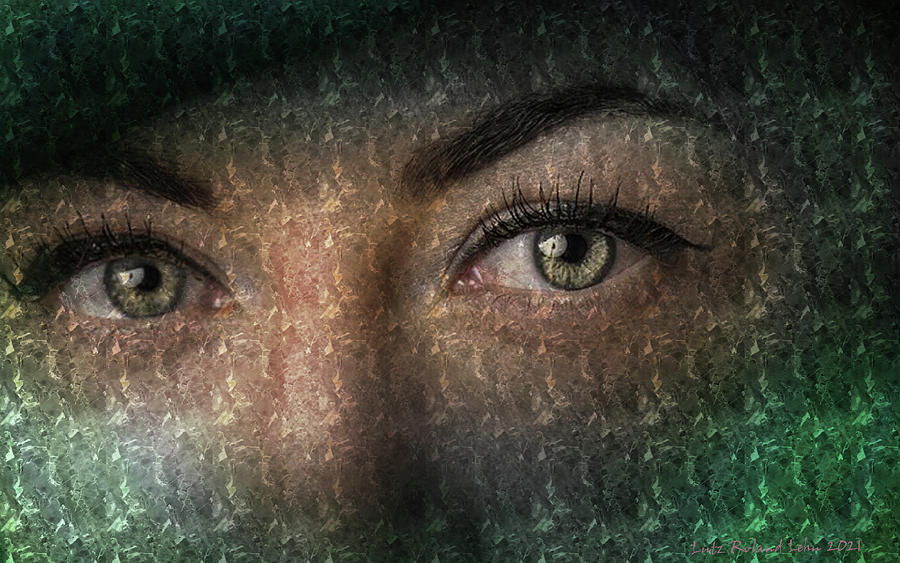 Hypnotic Eyes Digital Art by Lutz Roland Lehn