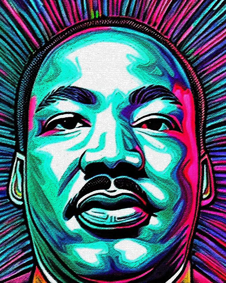 Hypnotic Illustration Of Martin Luther King Digital Art by Edgar Dorice ...