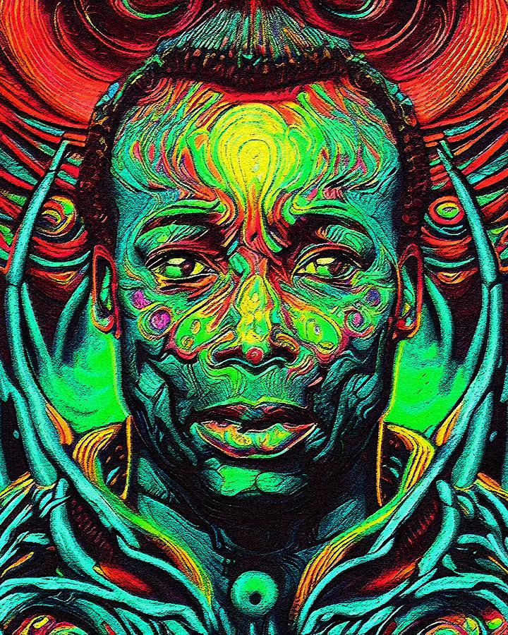 Hypnotic Illustration Of Pele Digital Art by Edgar Dorice - Fine Art ...