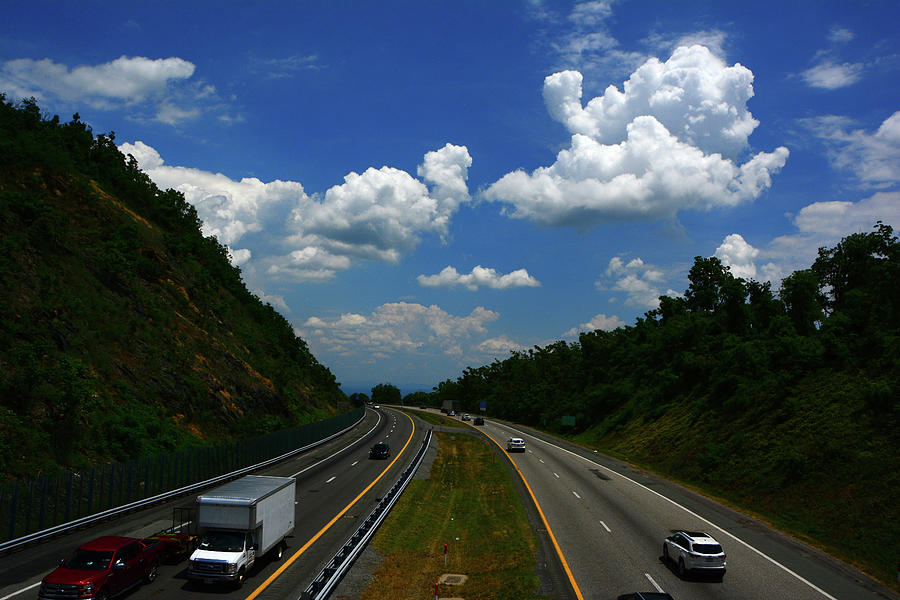 I-64 from Overpass Photograph by Raymond Salani III