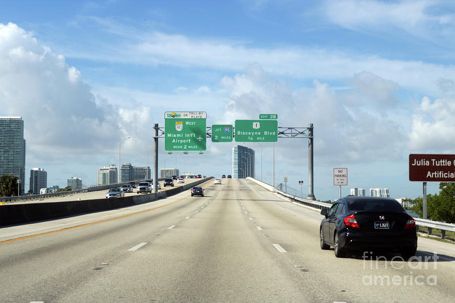 I-95 - Miami Florida USA - Study II    Photograph by Doc Braham