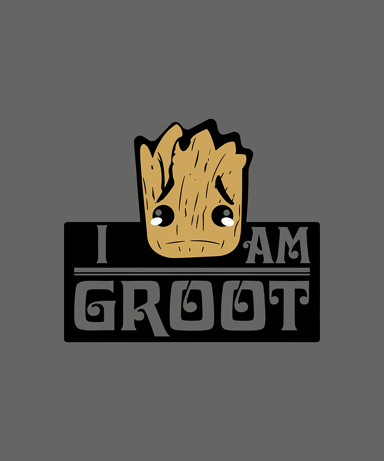 I Am A Groot Love Cute Daughter Digital Art By Duong Ngoc Son Fine Art America