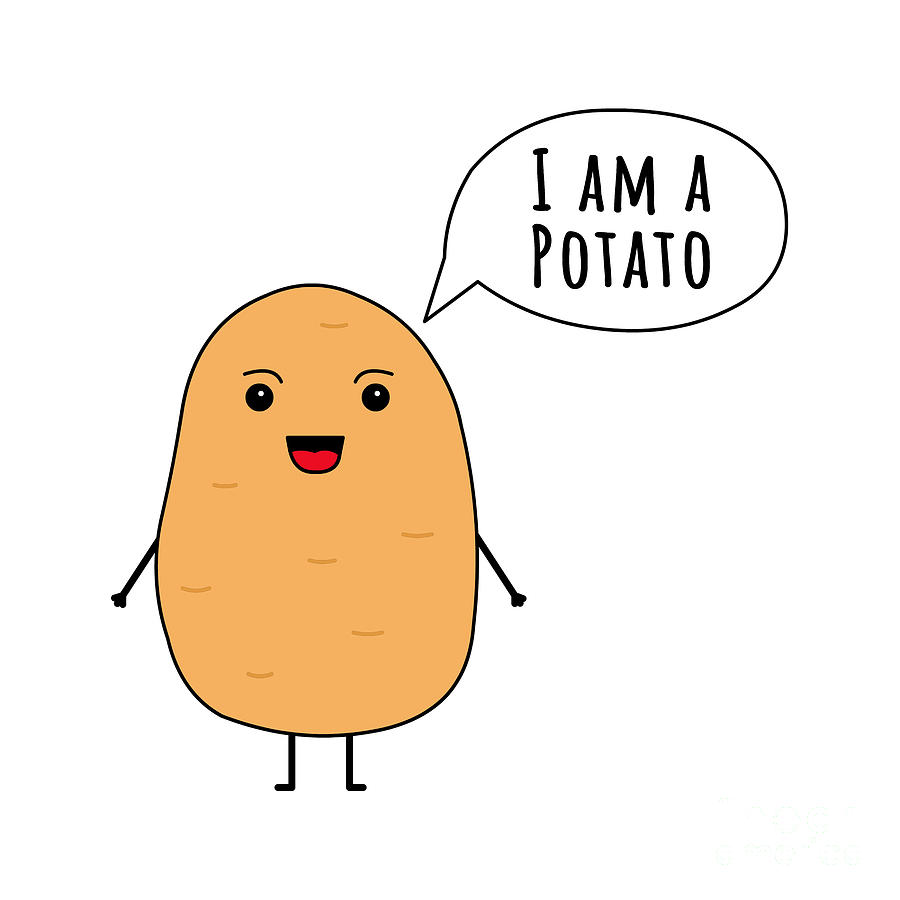 I am a potato Digital Art by Bigalbaloo Stock - Fine Art America