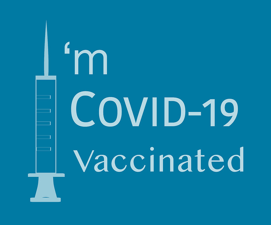 I Am Covid-19 Vaccinated Message 2 Photograph