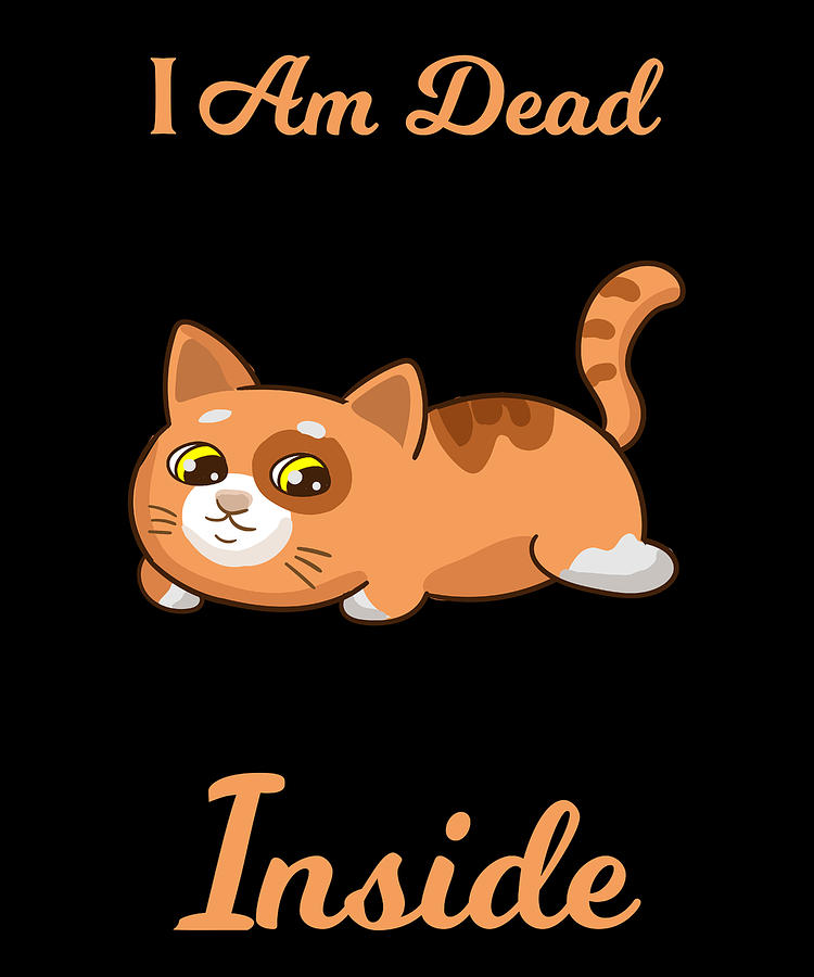 dead cat cartoon