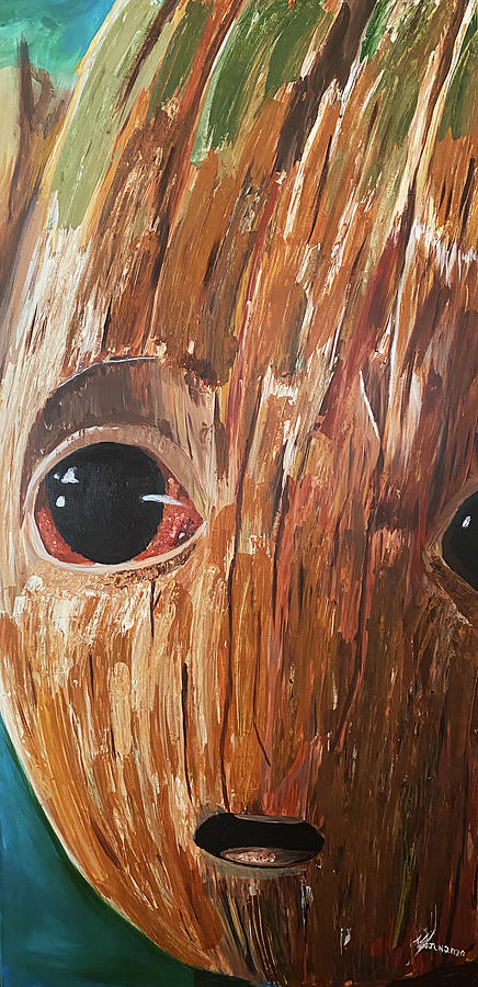 I Am Groot Painting by Michael McKenzie