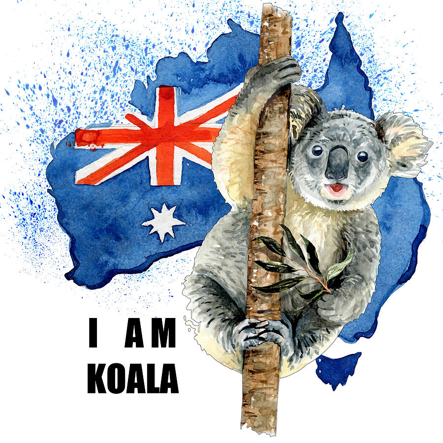 I Am Koala Painting by Miki De Goodaboom