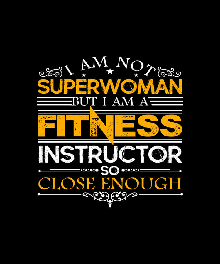 I Am Not Superwoman Fitness Digital Art by Tinh Tran Le Thanh - Fine ...